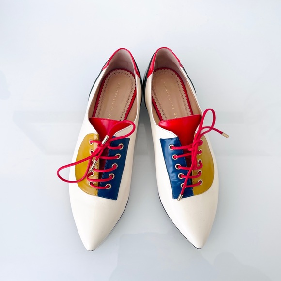 Charlotte Olympia Shoes - Charlotte Olympia colorblock Brogue Oxford Derby